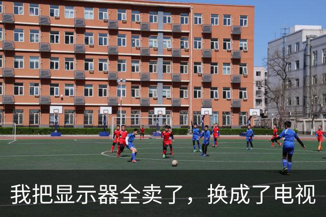 我把显示器全卖了，换成了电视